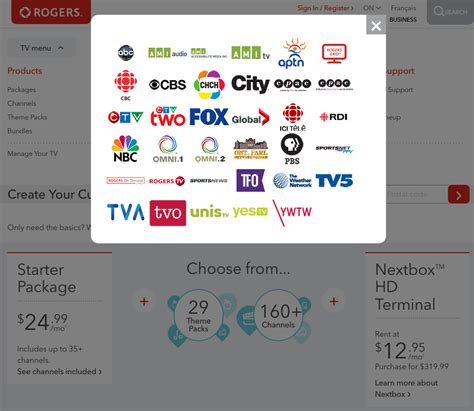 how to only see certain chanel on rogers tv|rogers tv unblock channels.